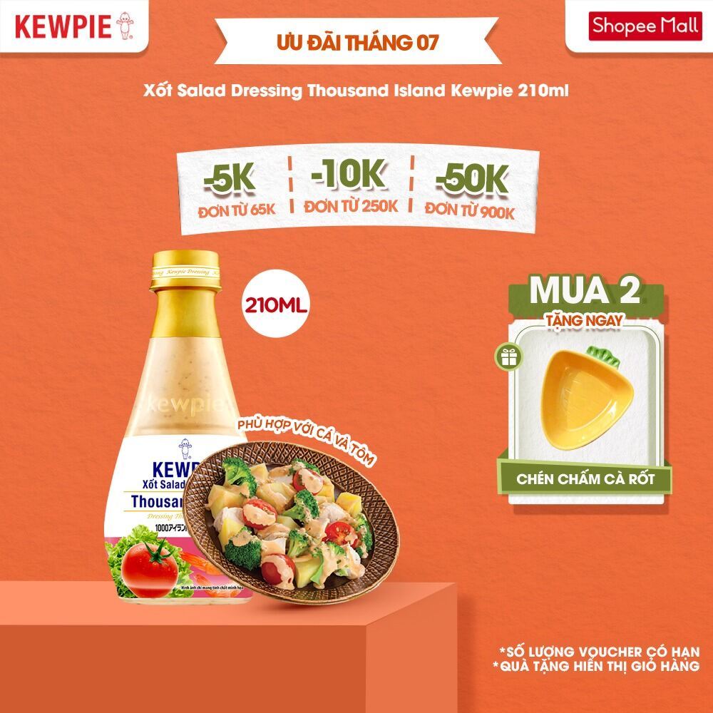 Xốt Salad Dressing Thousand Island Kewpie 210ml