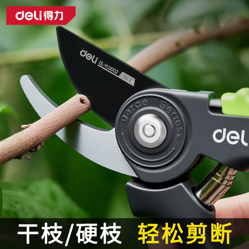 Deli Làm Vườn Kéo Cắt Tỉa Kéo Hoa Cắt Tỉa Chết Nhánh Thân Cây Cây Cắt Nhánh Dày Kéo Vườn Hoa Kéo