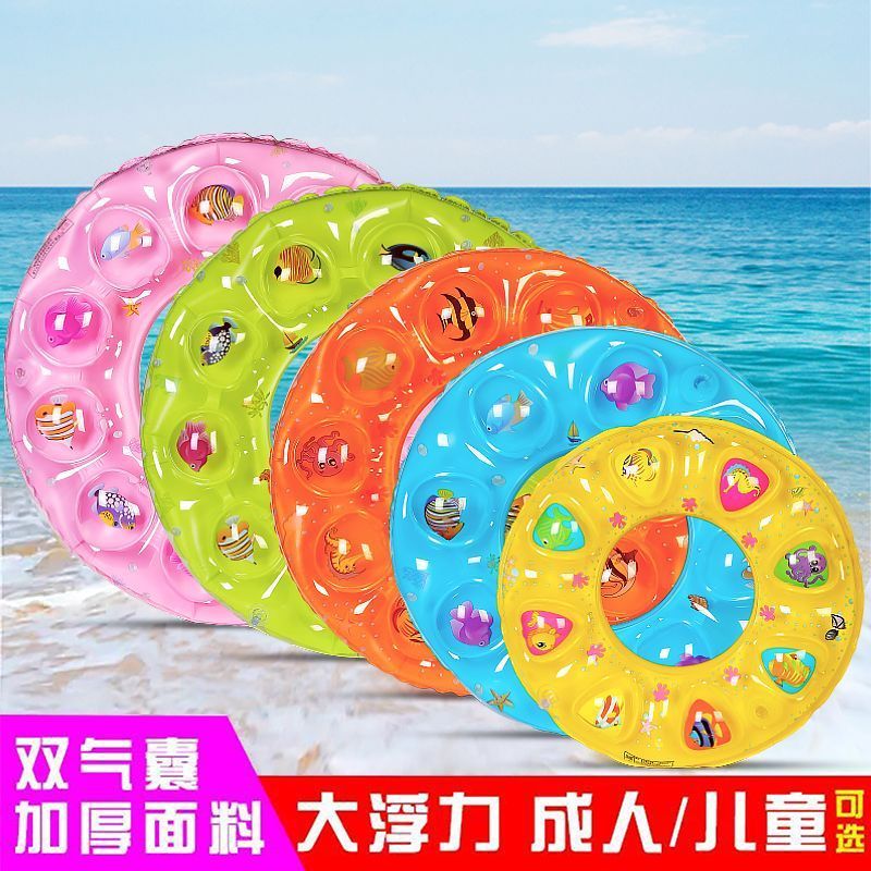 脖圈腋下救生圈男女大童宝宝浮圈小孩游泳助手加厚儿* 童游泳圈Thickened swim ring, underarm ring, inflatable adult lifebuoy for boys