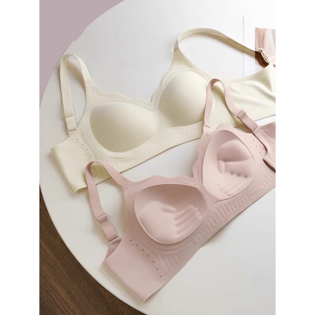 Không Đánh Dấu Cố Định Cốc Quần Lót Nữ Vú Nhỏ Tập Hợp Push-Up Push-Up Push-Up Breasts Anti-Sa2026071