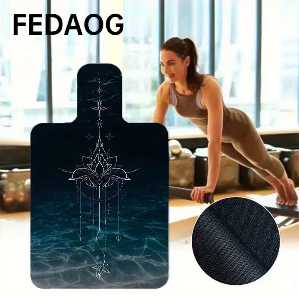Thảm cải cách Pilates FEDAOG, Thảm Pilates thấm hút lông cừu, Máy cải cách Pilates siêu mỏng di động