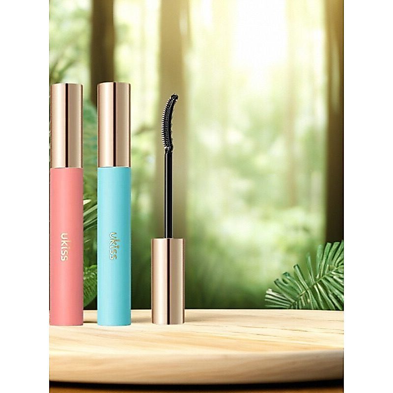 mascara lông mày mascara Ukiss Ukiss Lông Mi Primer Dài Uốn Không Mờ Hoa Hướng Dương Mascara Novice 