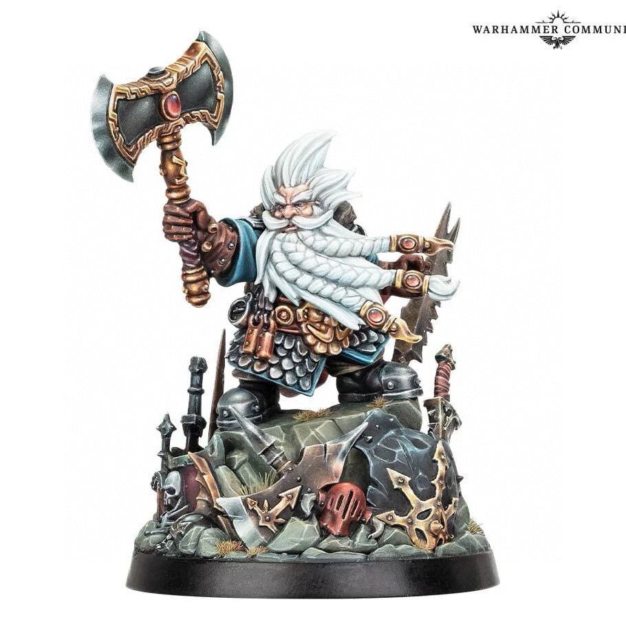 AOS Dwarf King Issue 500 White Dwarf Limited