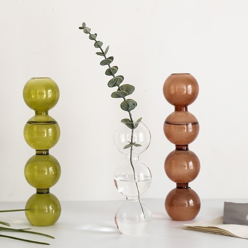 DADA Home & Living DD6 Home Hàn Quốc Bình thủy tinh bong bóng Thủy canh Hình cầu Niche Flowerware Tr