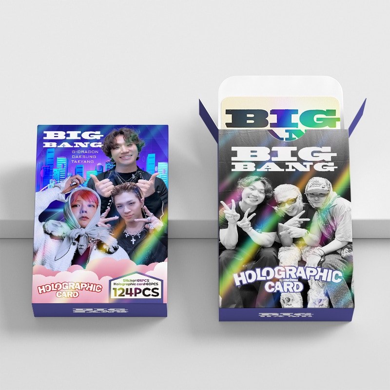 124 chiếc thẻ laser KPOP sóng BIGBANG flash c 124 chiếc thẻ laser KPOP Hallyu BIGBANG thẻ flash Mini