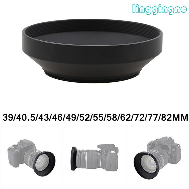 RR 39mm 40 5mm 43 46 49 52 55 58 62 72mm Hợp kim nhôm Kim loại ống kính góc rộng Hood