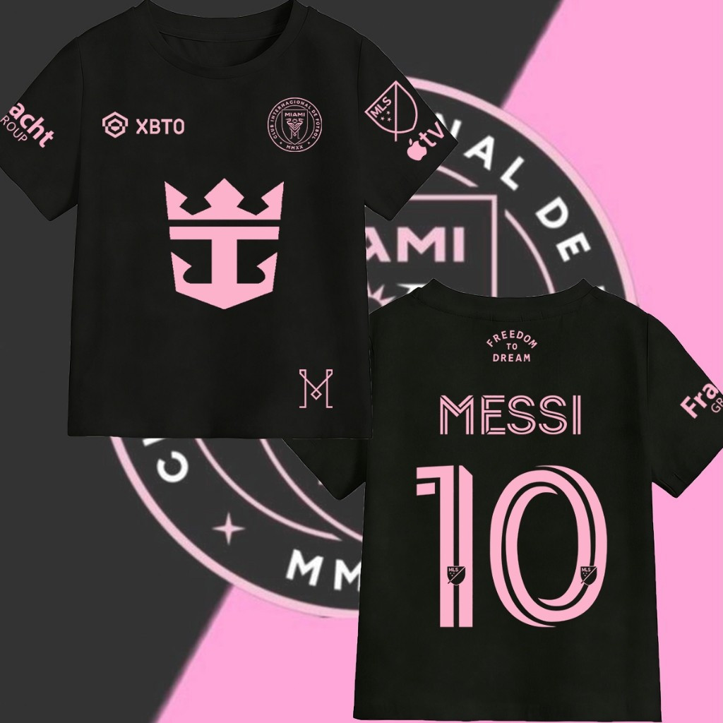 Áo thun FIFA World Cup Baju-T 2026 Leo Messi / MLS Inter Miami CF Áo thun đội bóng đá / áo đấu số 10