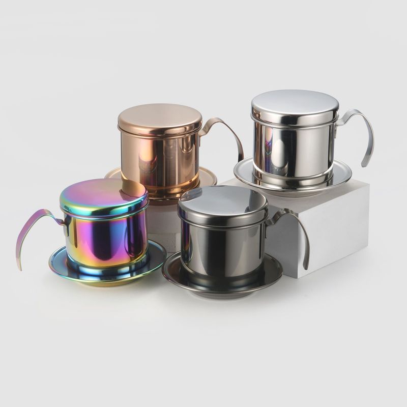 Cốc Lọc Thép Không Gỉ 304 Việt Nam Nồi Cà Phê Nhỏ Giọt Việt Nam Nồi Cà Phê Nhỏ Giọt Hộ Gia Đình Nồi 
