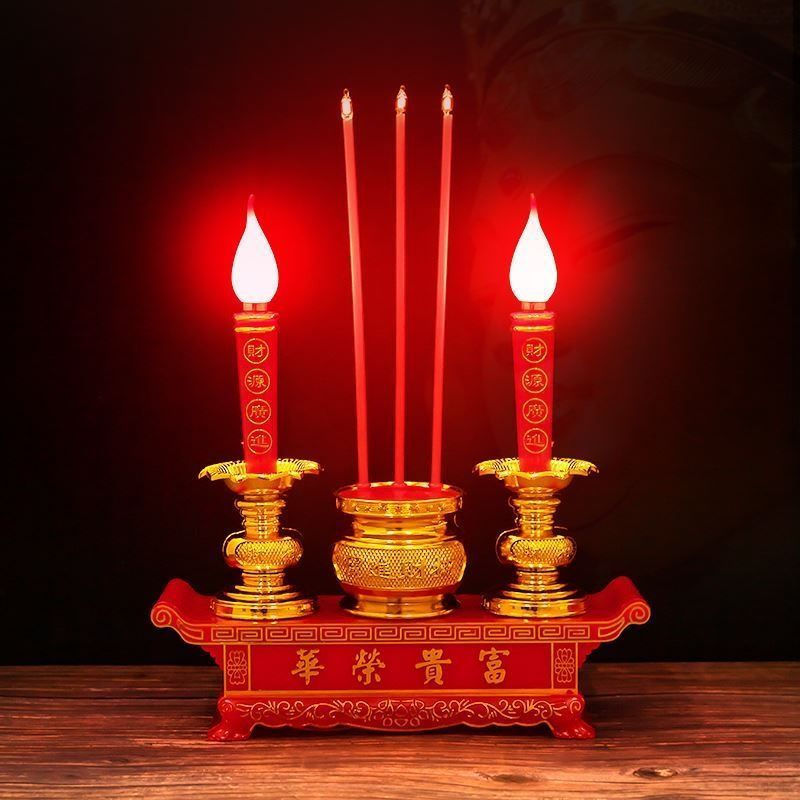 New Product#Electric candles and electric incense candles with batteries for home use, altar lamps, 