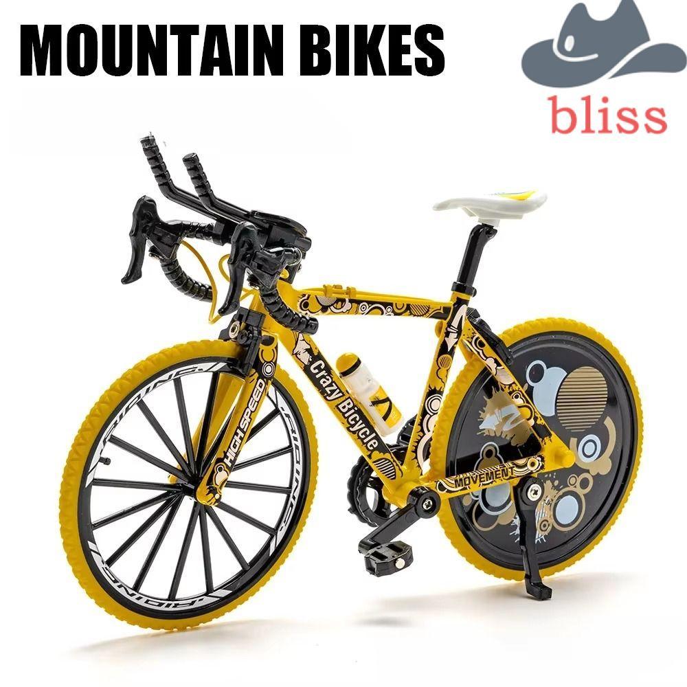 BLISS Đồ chơi mô hình xe đạp, TT Racing Road Mountain Finger Mini Bike, Quà tặng sinh nhật Diecast H