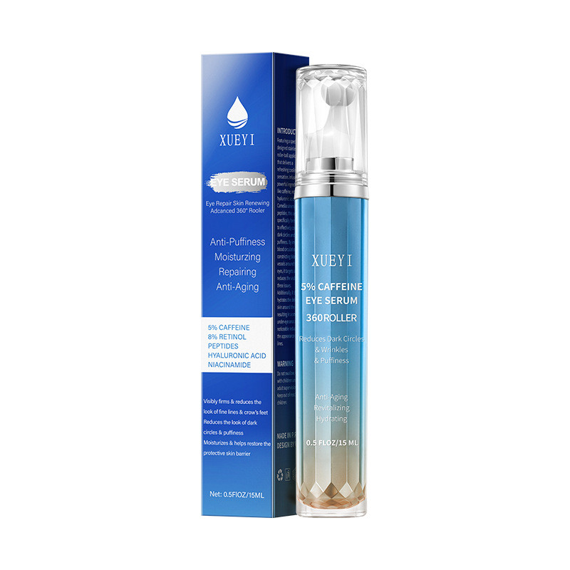 All English XUEYI Fade Eye Lines Caffeine Roll-On Essence Eye Cream WJG