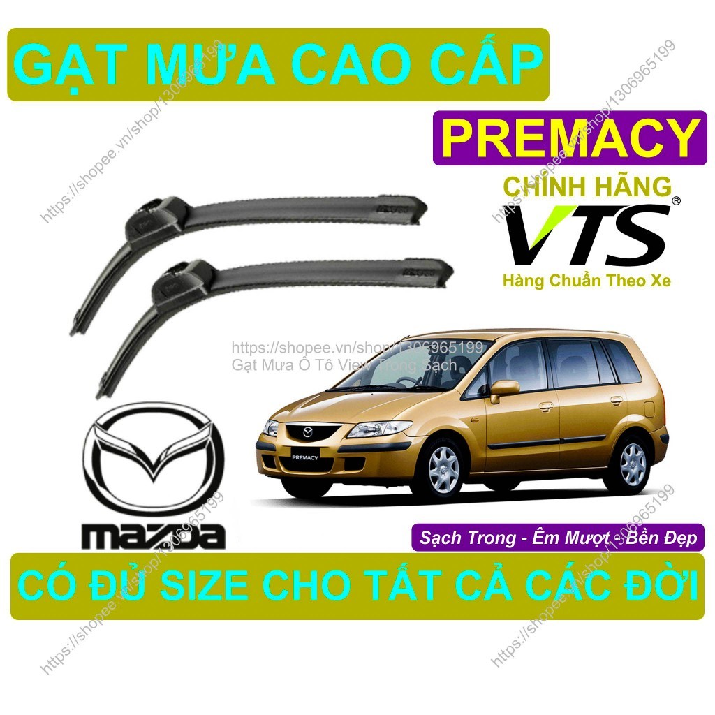 Gạt Mưa Silicon Kính Lái Mazda Premacy, Cặp Gạt M.ưa Kính Lái Mazda Premacy, Có Đủ S.ize Cho Các Đời
