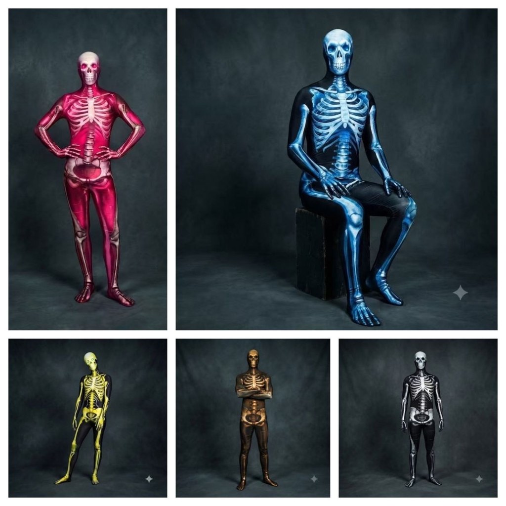 Tiệc Halloween Thể Hiện Quần Một Mảnh In Hình 3D Quần Có Mũ Trùm Đầu Carnival Vận Chuyển Trong 3 Ngày