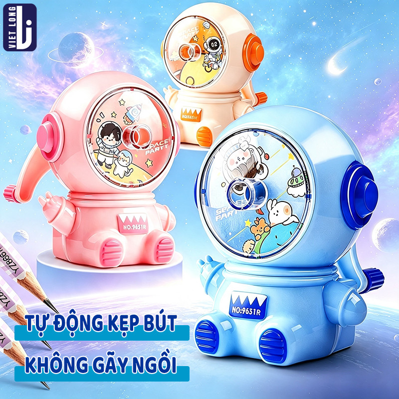 Gọt Bút Chì Quay Tay Thiết Kế Hoạt Hình Siêu Dễ Thương, Sắc Bén Chuẩn Xác, Đồ Dùng Học Tập An Toàn C