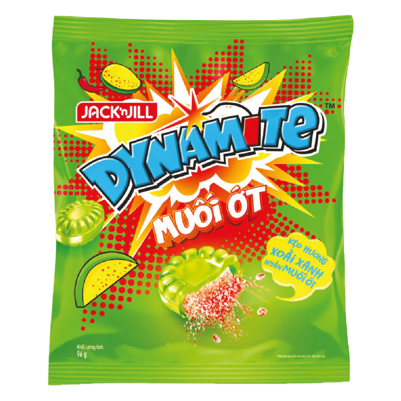 Kẹo Dynamite xoài xanh nhân muối ớt 96g - 00826