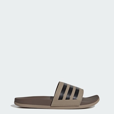 adidas Phong cách sống Dép adilette Comfort Unisex màu xanh lá JS1138