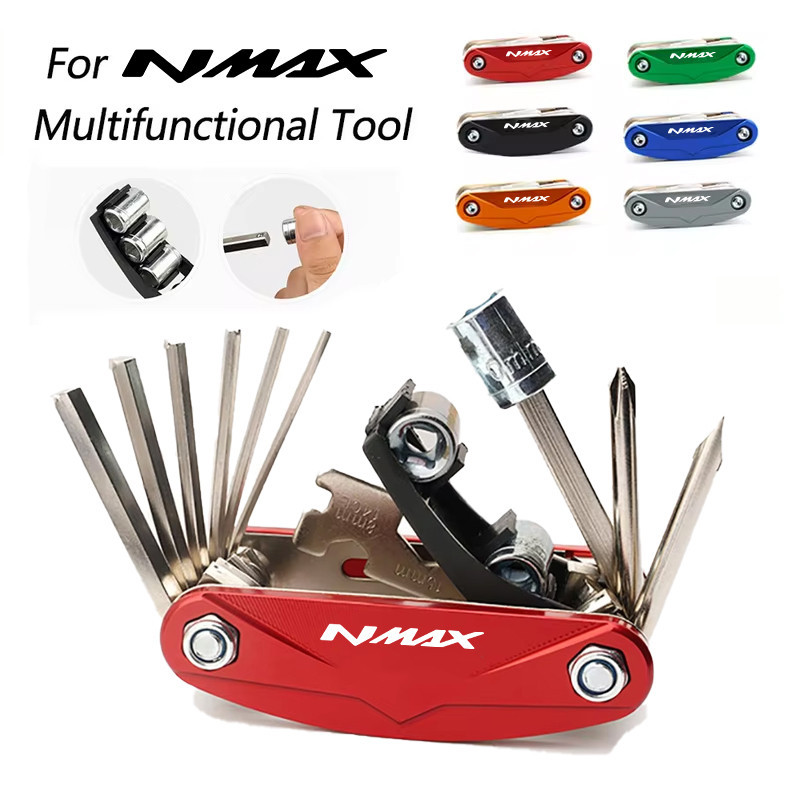 Thích hợp cho Yamaha NMAX155, NMAX155 Turbo, NMAX125 Bộ kết hợp tuốc nơ vít sửa chữa đa chức năng Bộ