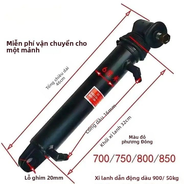 Xy lanh trợ lực lái thủy lực máy kéo Dongfanghong 700 đến 1000 chính hãng siêu bền đẹp bán chạy giao