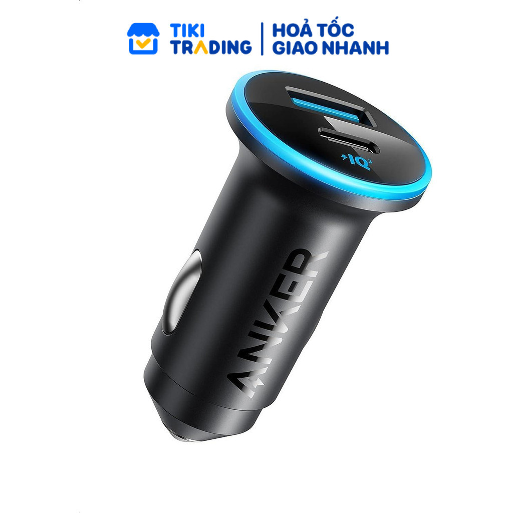 Tẩu sạc ô tô Anker 323 1C1A 52.5W A2735 - Hàng Chính Hãng
