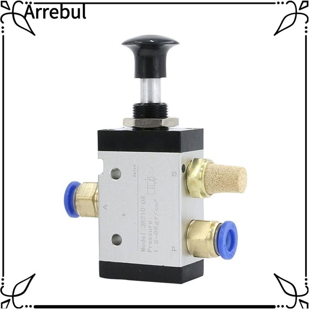 Van điện từ ARREBUL, 2 vị trí 3 chiều 3R210-08, Van khí thủ công Điều khiển bằng khí nén 1 / 4 "PT Đ