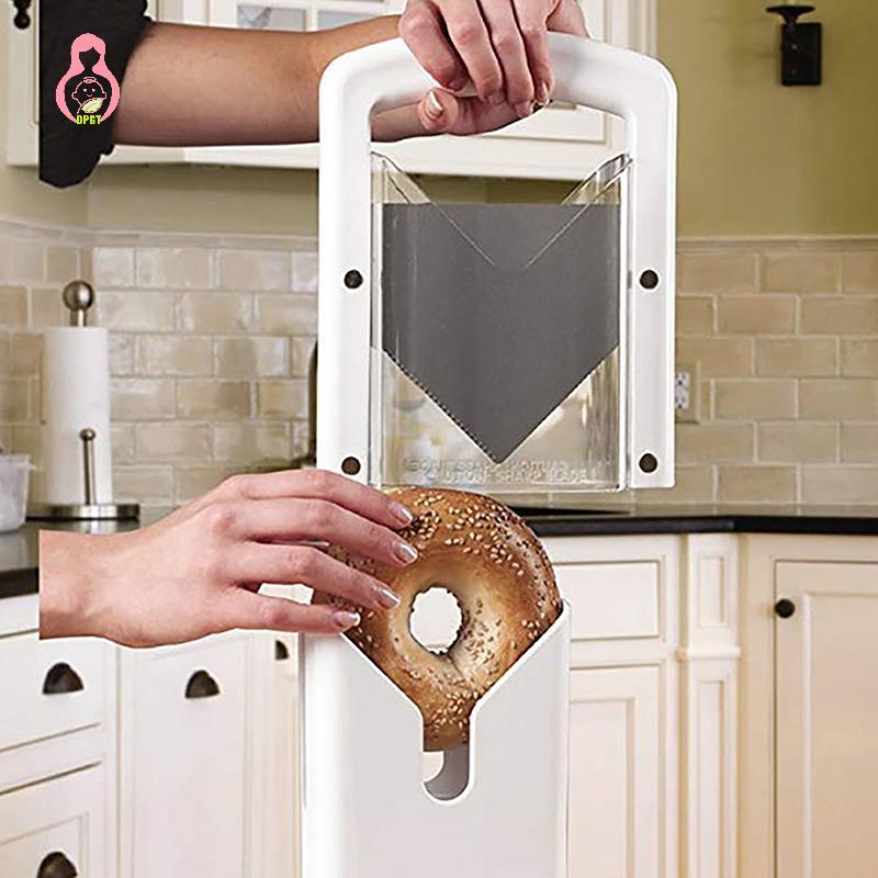 [DPGT] 2023 Máy thái lát đa năng Oril Bagel Guillotine mới với thép không gỉ de Bread Cake Buns Máy 