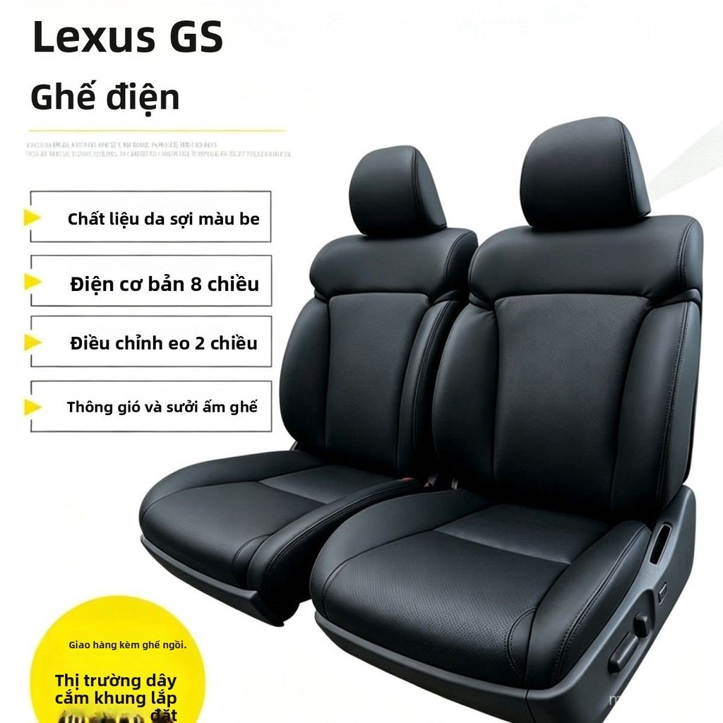 Ghế điện tổng thành cho Mitsubishi Pajero Outlander V97 V93 có sưởi mát xa