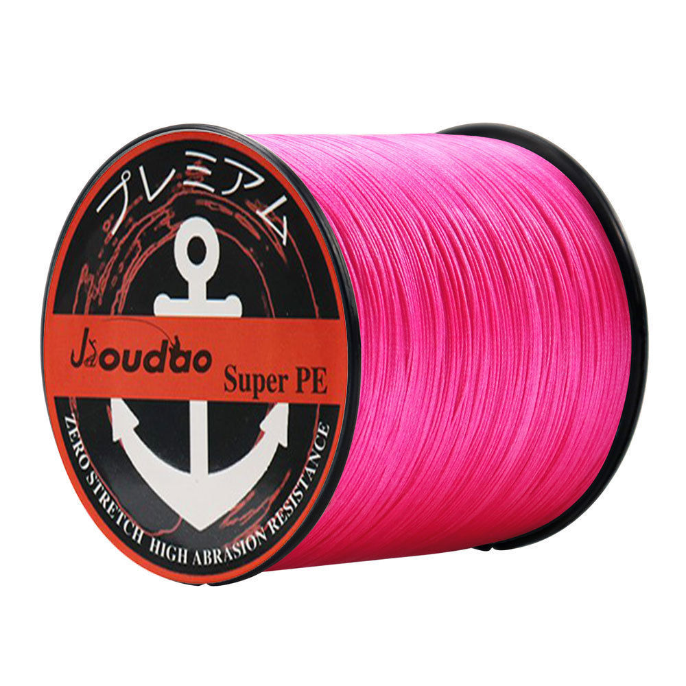 JIOUDAO 1000M Dây 8 Dây Câu Bện Dây PE Dây Câu Công Cụ 100% PE Bền