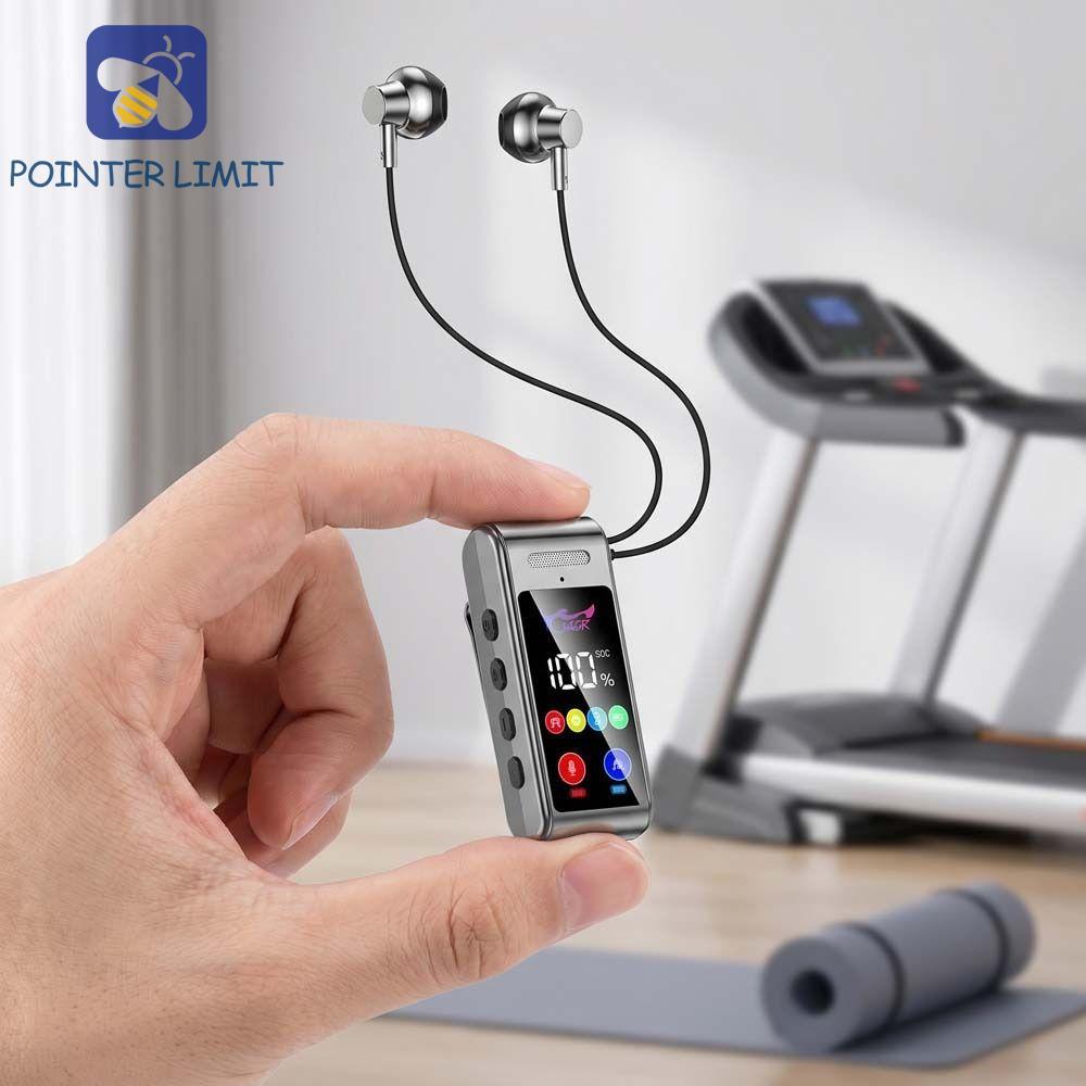 POINTER LIMIT Lavalier Tai nghe Bluetooth, Màn hình LED thời lượng pin siêu dài Tai nghe Bluetooth, 