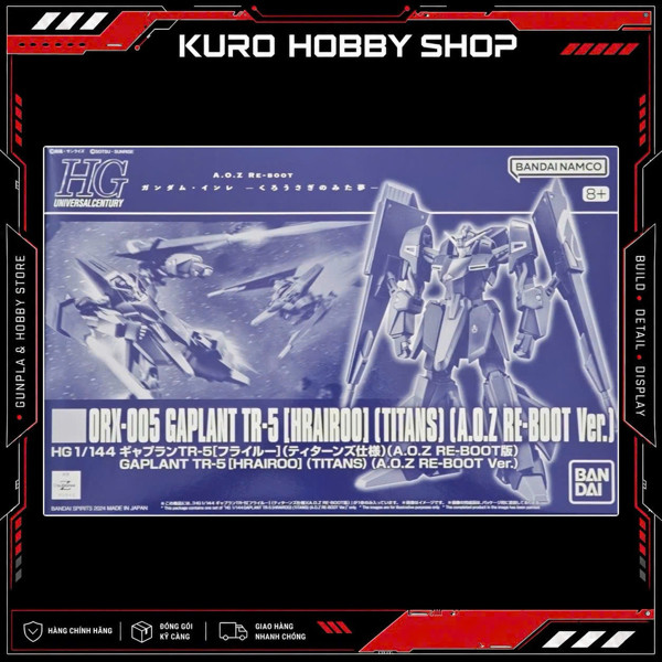 P-Bandai HGUC 1/144 Gaplant TR-5 [Hrairoo] (Titans) (A.O.Z RE-BOOT Ver.) - Mô hình lắp ráp Bandai