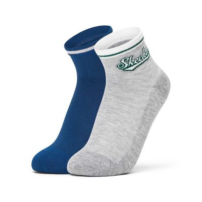 Vớ Thể Thao Bé Trai Skechers SKX Court Club Socks Quarter Socks (2 Pairs) - L226B026-06G9