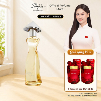 Nước hoa nữ Miss Saigon Elegance Amber 50ml - Hương Duyên Dáng