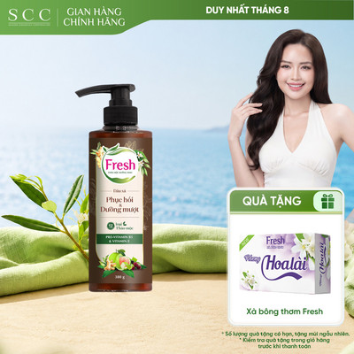 Dầu Xả FRESH Thảo Mộc Dưỡng Sinh Phục Hồi Và Dưỡng Mượt Tóc Hư Tổn 380g
