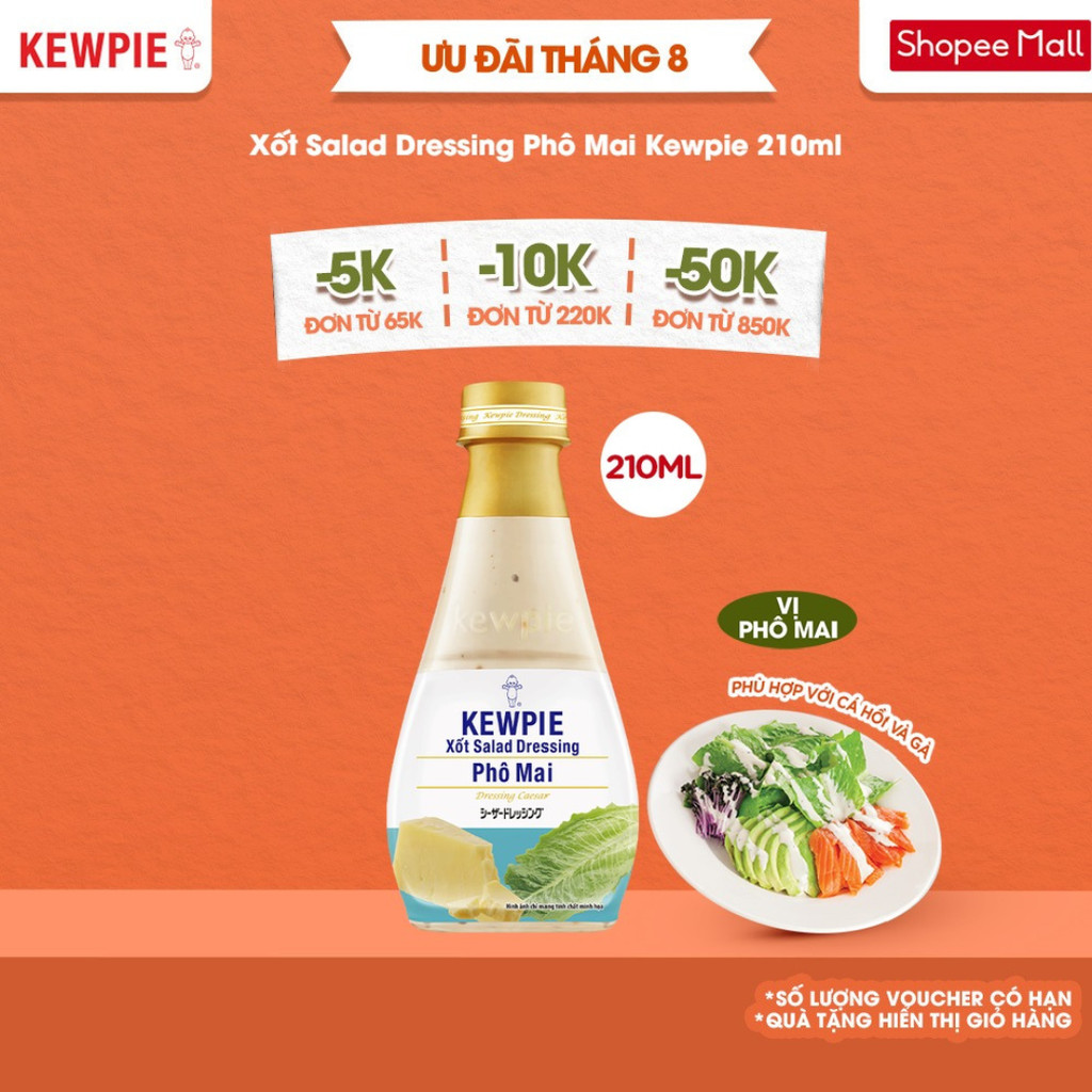 Xốt Salad Dressing Phô Mai Kewpie 210ml