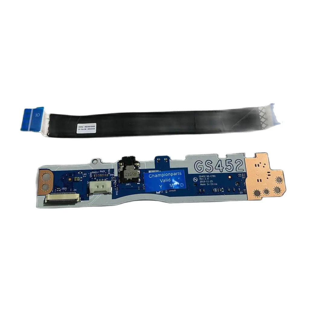 GS452 NS-C781 cho Lenovo IdeaPad 3 14iml05 14iil05 14itl05 81wa 81wd nút nguồn chuyển đổi bảng âm th