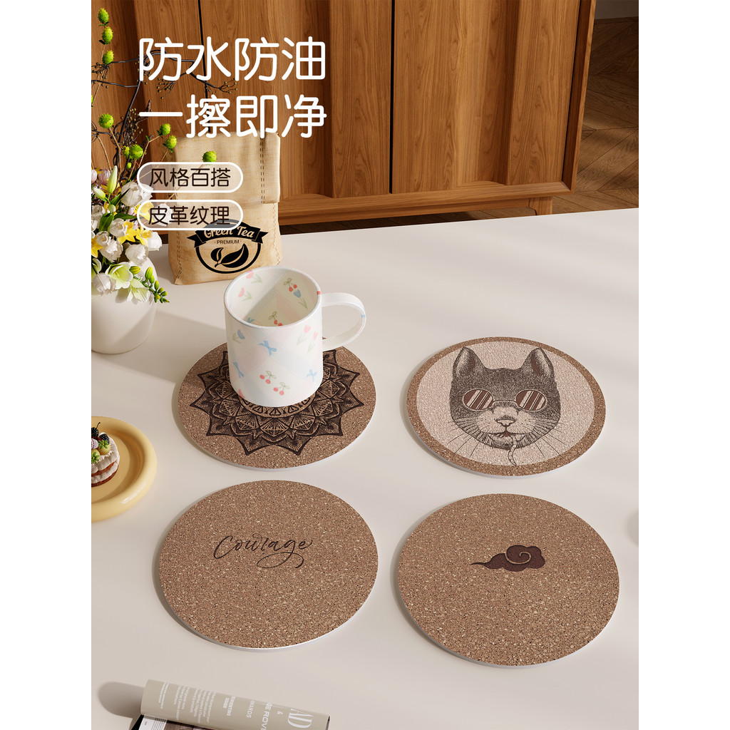 Nước Coaster Gỗ Coaster Rượu Coaster Thanh Thảm Cà Phê Sáng Tạo Coaster Trà Thảm Cách Nhiệt Coaster 