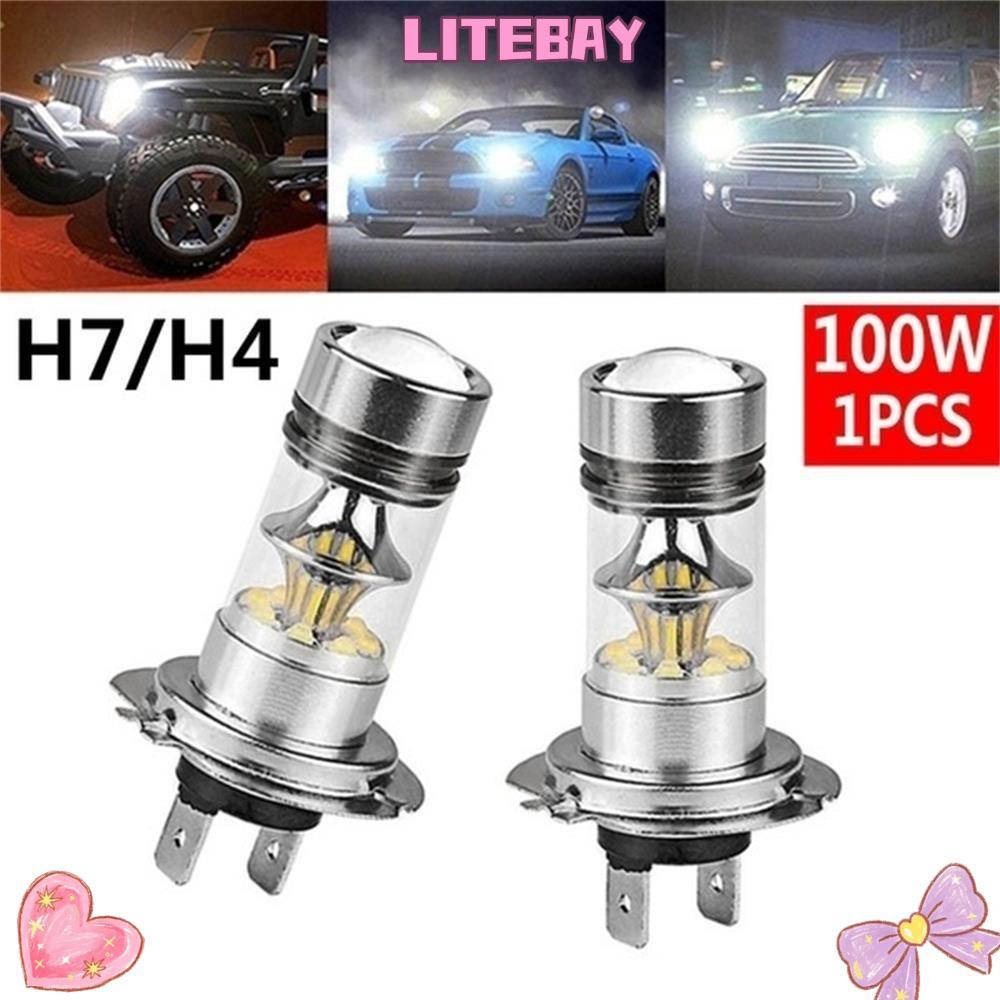 LITEBAY  H4 H7 Đèn bên ngoài Mới Siêu sáng 8000 nghìn