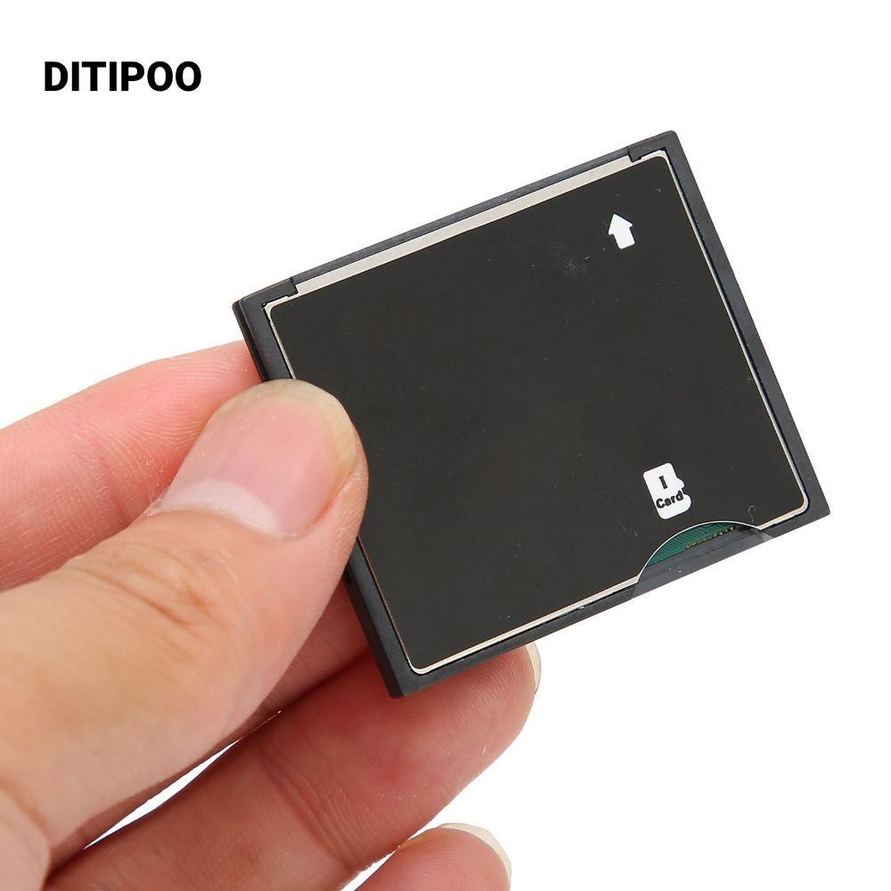 DITIPOO Thẻ lưu trữ vi mô sang bộ chuyển đổi thẻ CF, Giao diện CF loại I truyền tốc độ cao Thẻ nhớ đ