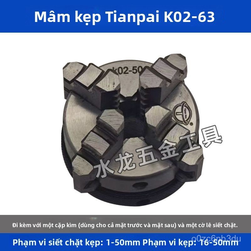 Mâm cặp 3 chấu mini K01 63 K02 50 cho gỗ, kẹp chặt tay, bán chạy