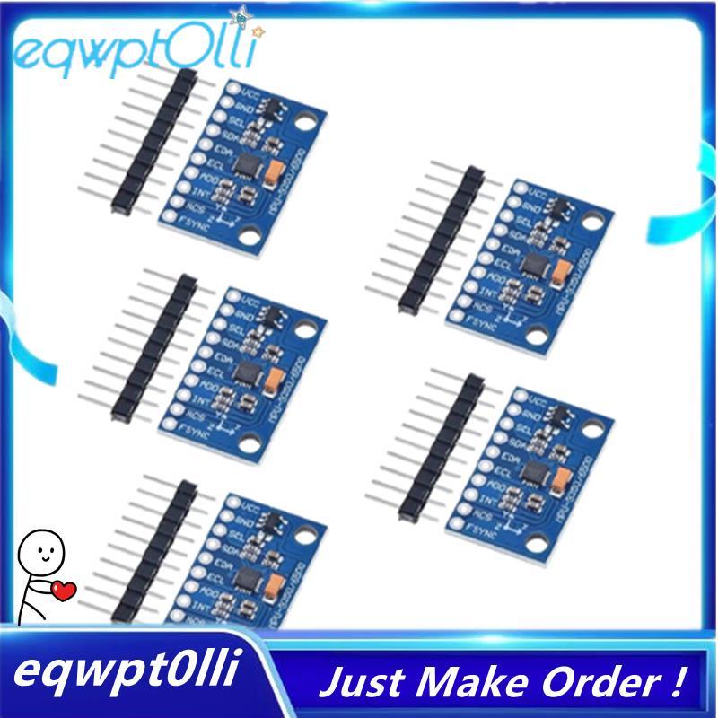  eQQ  Dành cho 5 chiếc IIC SPI MPU-9250 MPU-6500 6- Gia tốc thay thế mô-đun cảm biến con quay hồi ch
