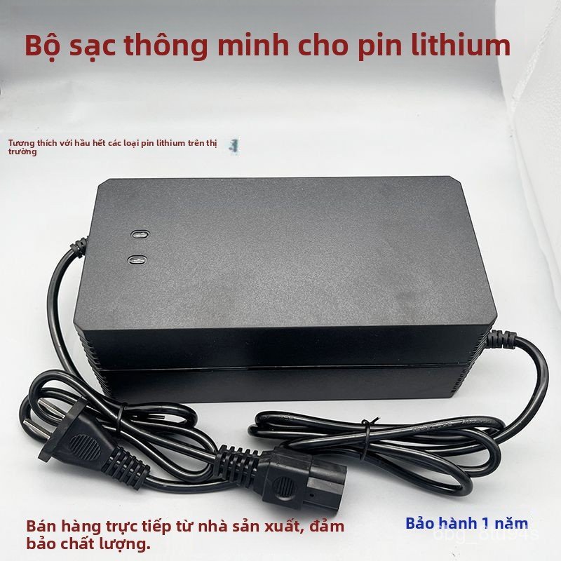 Sạc pin lithium 48V 54.6V 58.8V 72V 5A 8A 10A, sạc nhanh thông minh cho xe điện