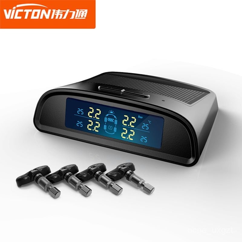 Bộ giám sát áp suất lốp Wilitong T6C không dây năng lượng mặt trời hiển thị số bán chạy