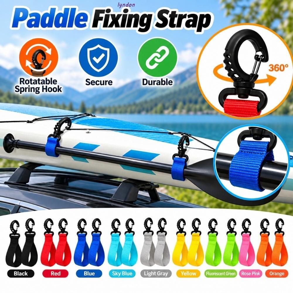 LYNDON 2 Chiếc Dây Đeo Cố Định Mái Chèo, Áp Phích Mẹ Và Con Có Thể Điều Chỉnh Khóa Mái Chèo, Phụ Kiệ