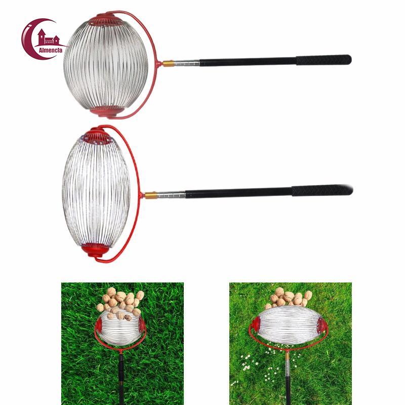 Nut Gatherer Nut Collector Đa Năng Acorn Picker Trên Có Thể Điều Chỉnh Quả óc chó Picker Con Lăn Trê