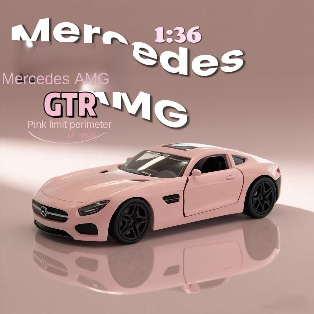 Mô hình ô tô hợp kim mô hình ô tô 1: 36 Benz AMG-GTR
