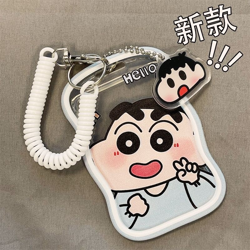 Dễ Thương Ins Phong Cách Móc Khóa Thẻ ID Thẻ Nametag Bảo Vệ Cặp Đôi Cô Gái Phong Cách EZ-Link Đựng T