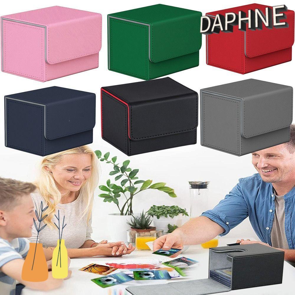 DAPHS Game MTG Trading Card Holder, PU Storage Deck Box, Collection Box Protectors Organizer Collect
