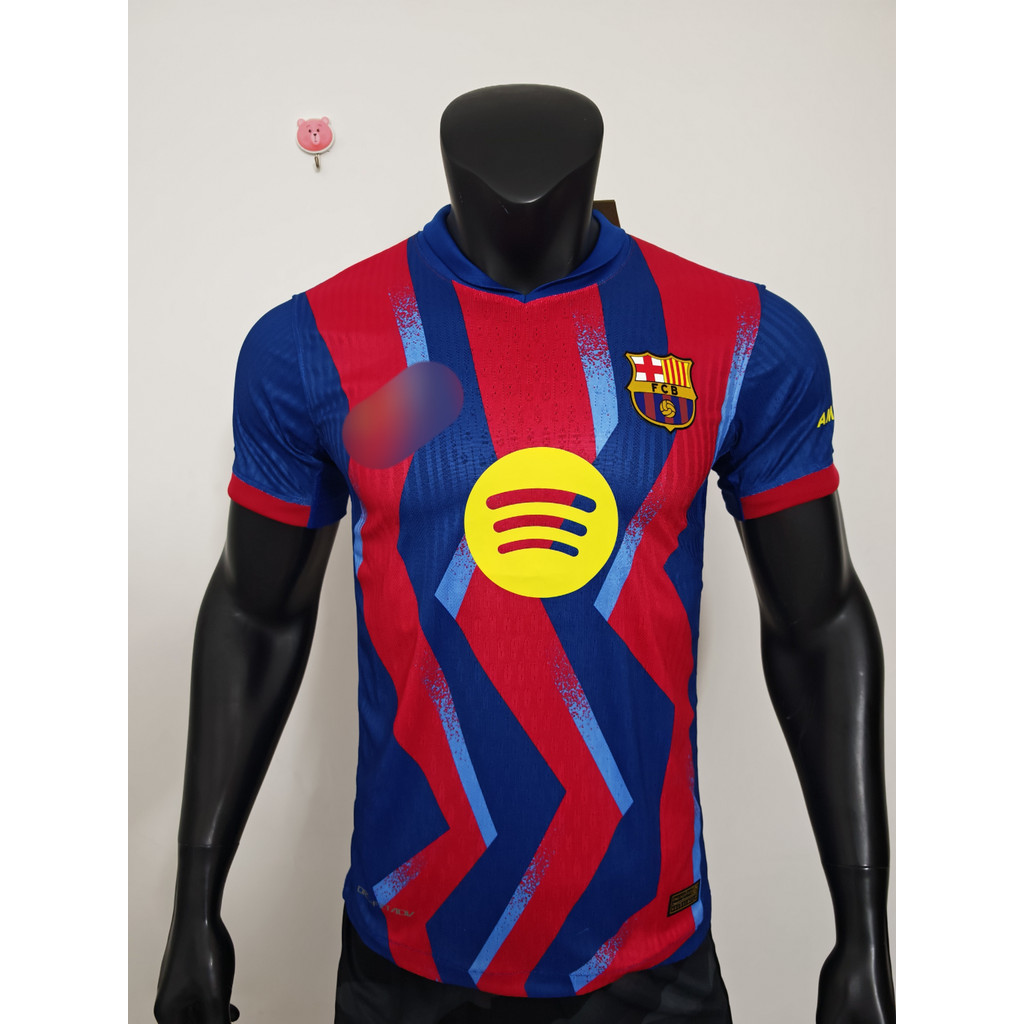 Cầu thủ 2025-26 Barca 3 sân khách Áo bóng đá thời trang Jersey AAA