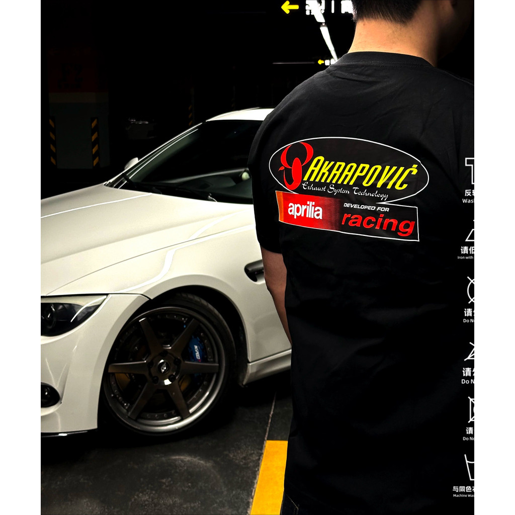 100% Cotton Thái Độ Thái Độ Xe Máy Đi Xe Máy Aprilia Aprilia Scorpio AK Áo Thun Tay Ngắn