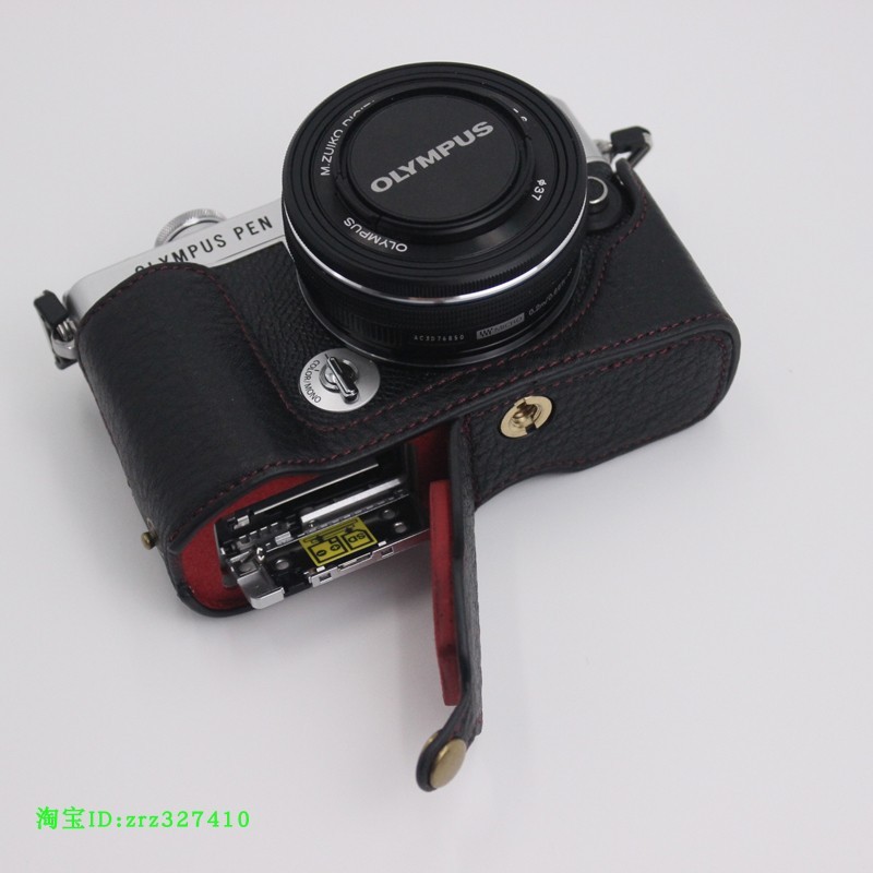 Thích Hợp Cho Olympus ep7 Túi Máy Ảnh PEN EP7 Da Thật Chính Hãng Bao Da Micro Đơn Bảo Vệ Túi Đeo Vai
