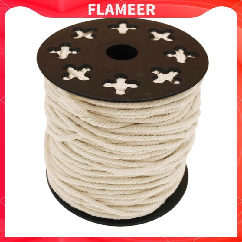 1 Cuộn Dây Xoắn Cotton Tự Nhiên 60m Craft Macrame Cord Twine